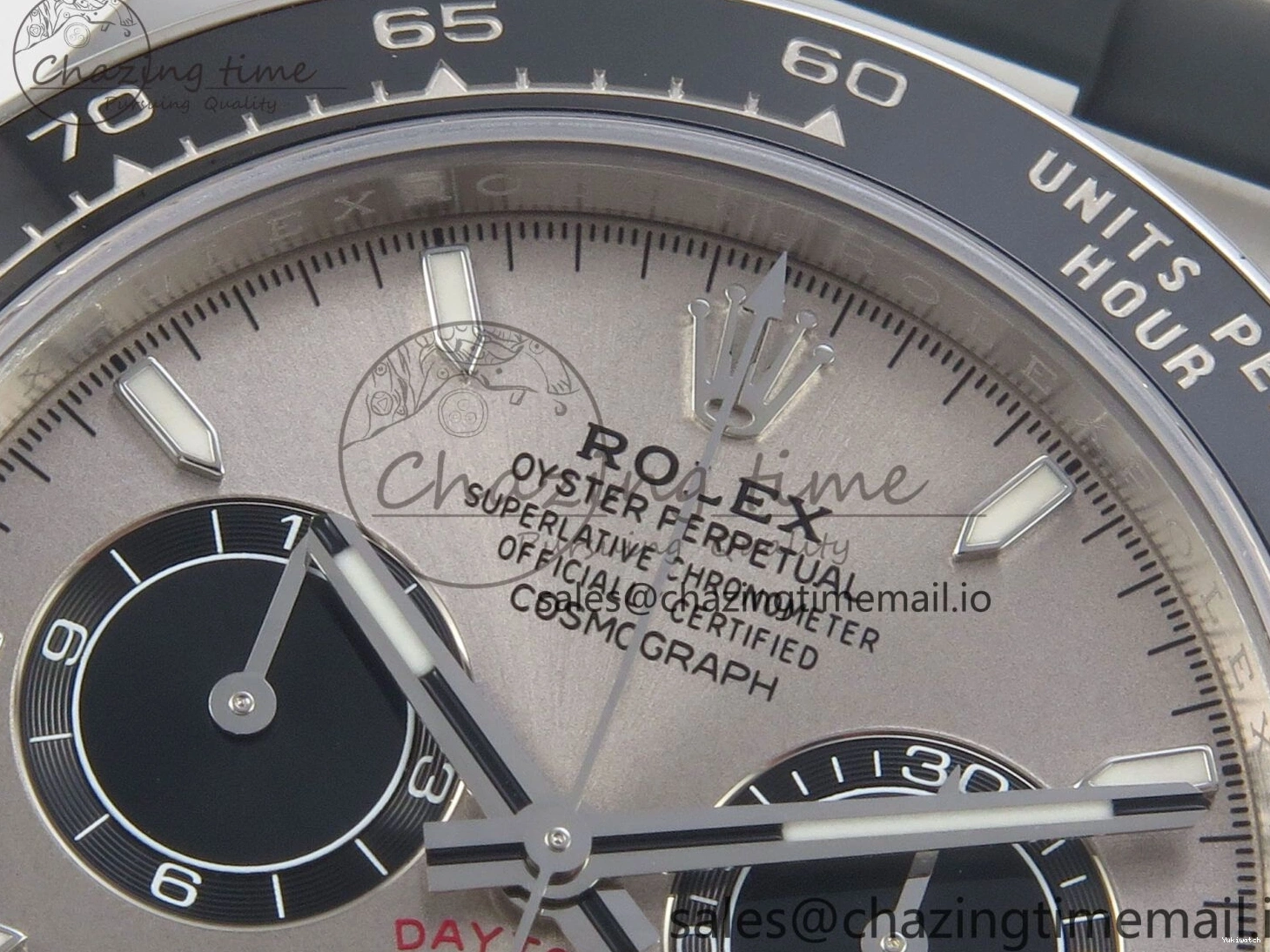 VS4131 Oysterflex Strap Gray VSF Best Black on Edition Daytona Dial V2 (Weighted) 1:1 126519 0225